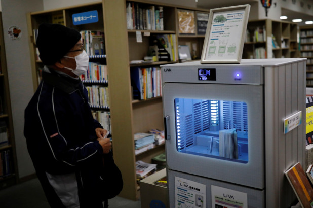 新冠病毒大流行，LIVA图书杀菌机在日本供不应求